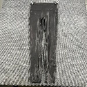 Spanx Leggings Womens Size Medium Black Active Casual Comfort Stretch